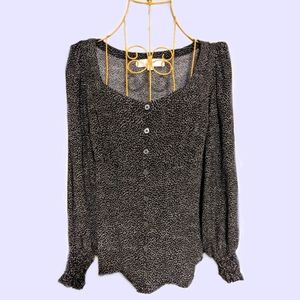 NWOT LOFT Scoop Neck Blouse
